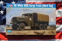 images/productimages/small/US White 666 Cargo Truck Hard Top HobbyBoss 83801 voor.jpg